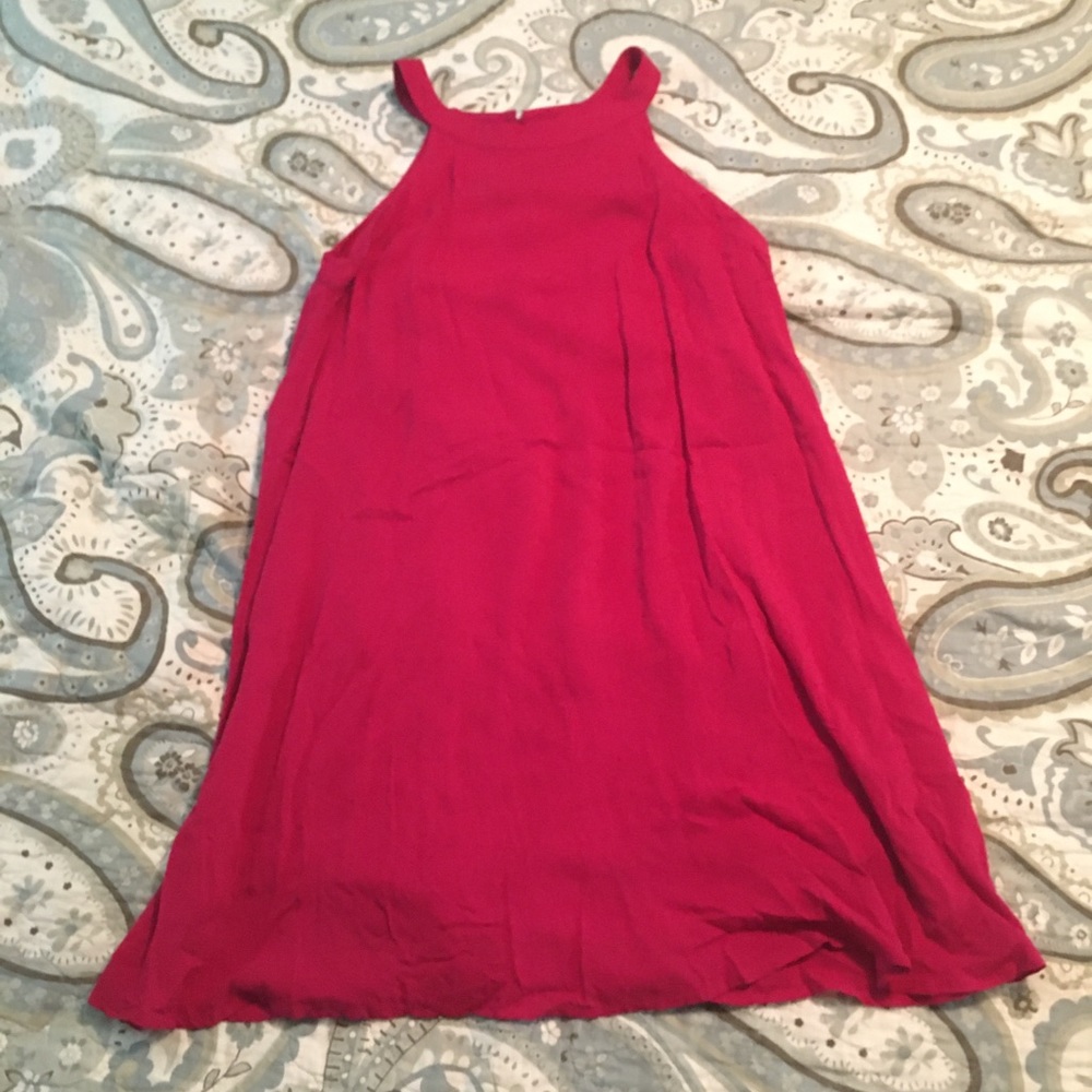 red dress